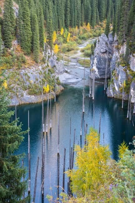Almaty: Charyn Canyon, Kolsai & Kaindy Lakes Tour - Black Canyon photo stop, short and useful for the route