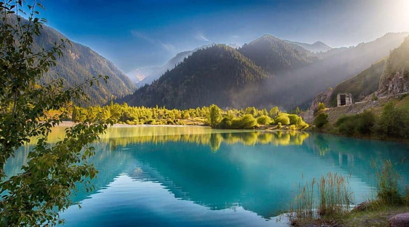 Almaty: Issyk Lake, Bear Waterfall & Trout Farm Day Trip - Lake Issyk: Turquoise Water, Photos, and a Walk Break