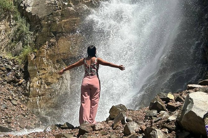 Issyk lake and Bear Waterfall with visiting museum of Golden Man - Entering the Archeological Museum of Local Lore and the Golden Man trail
