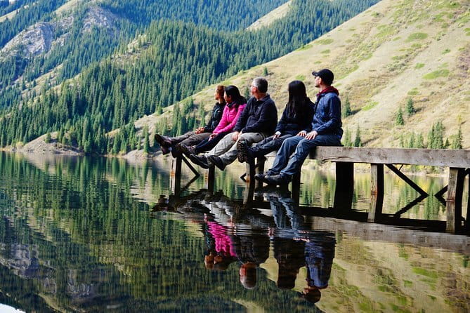 Kolsai and Kaindy Lakes with Charyn Canyons Day Trip - The Black Canyon viewpoint break that keeps you oriented