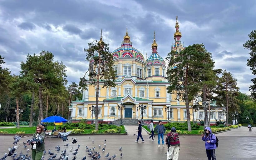 Small Group: Almaty Top 6 locations - Panfilov Memorial Park: the WWII story told in bronze and space