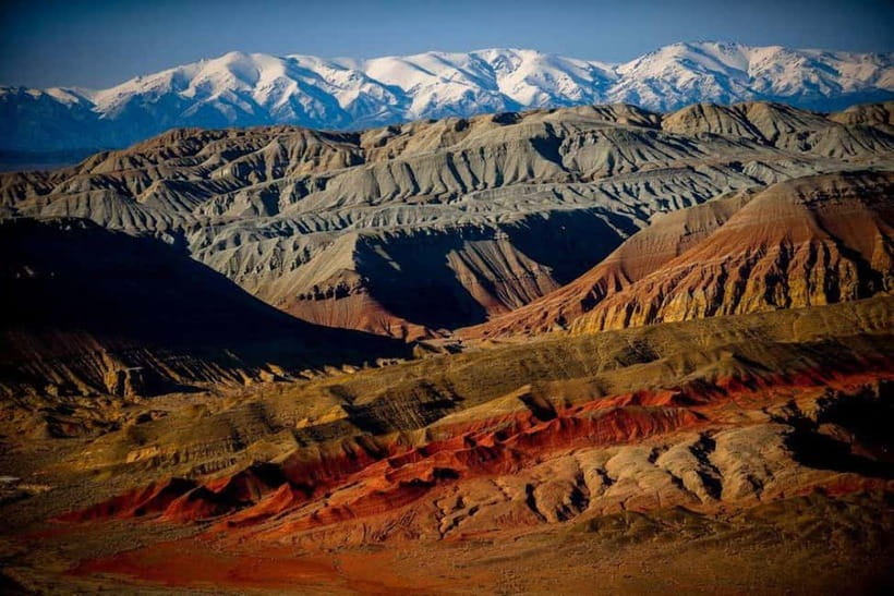 Two Day Tour to Altyn Emel: Singing Dune and Aktau Mountain - Aktau Mountains: Martian chalk ridges and practical trekking