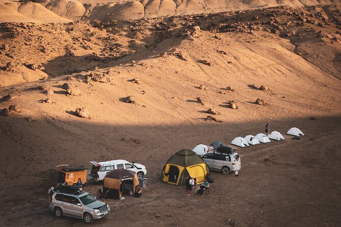 Unforgettable 3 Days Mangystau - Group Tour - Day 1 Aktau to Jurassic Clays and the first camp under starlight