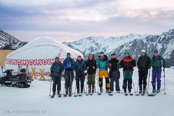 Yurt Based Shymbulak 4-day ski-touring and split-boarding trip - Bogdanovich glacier to Karlytau: the 3,200 to 4,100 m push